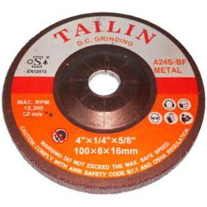 METAL GRINDING DISC 4-1/2" TAILIN