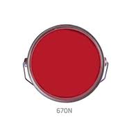 HI-GLOSS ENAMEL PAINT VERMILION 670N BERGER