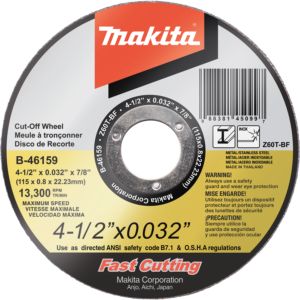 SS GRINDING DISC 4-1/2" MAKITA