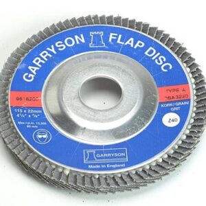 GARRYSON ALUMINIUM FLAP DISC 4-1/2" 60 GR