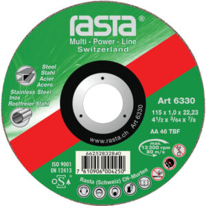 METAL CUTTING DISC 4-1/2" RASTA