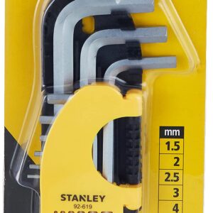 STMT92619-8 ALLEN KEY SET 1.5 MM TO 10 MM STANLEY