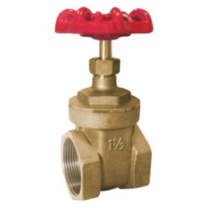 BRASS GATE VALVE 1-1/2"